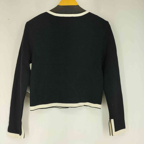 ザラ ZARA パール調ボタンニットカーディガン メンズ import:M